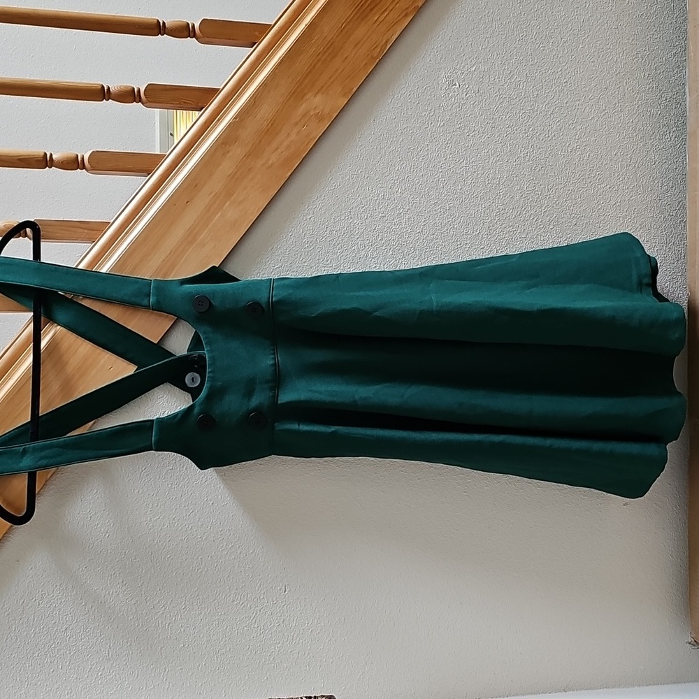 Voodoo Vixen Green suspender Skirt Sz Medium
